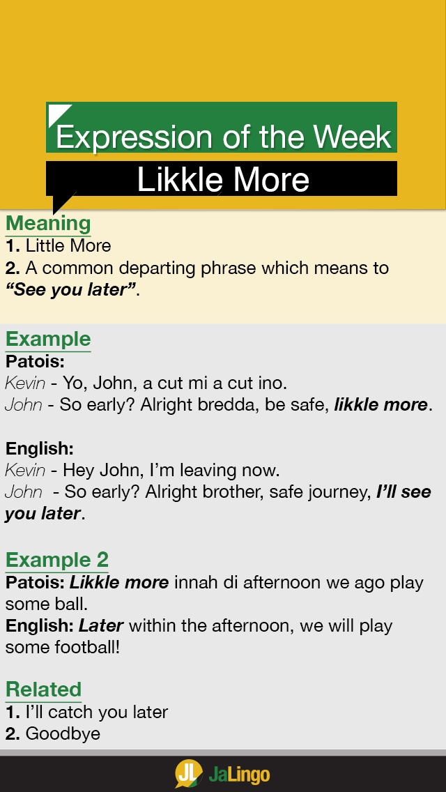 Likkle More