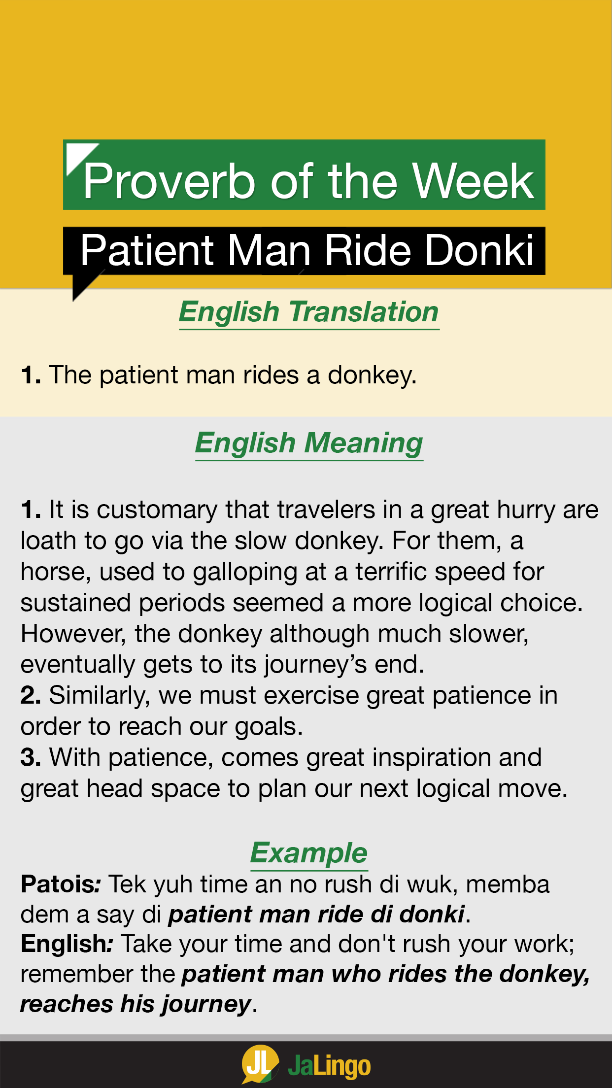 Patient Man Ride Donkey